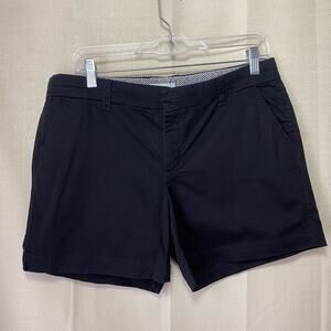 Crown & Ivy Women's Cotton Blend Shorts Black sz 8